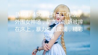 [MP4/ 450M] 胖子工作室，外围女神场，甜美小姐姐被摔在床上，暴力抽查蹂躏，精彩劲爆