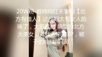 20W粉-推特网红夫妻档【北方有佳人】这少妇太有女人韵味了，大胆露脸 典型的北方大美女，竟找人来搞3P，被干的哇哇叫 (3)