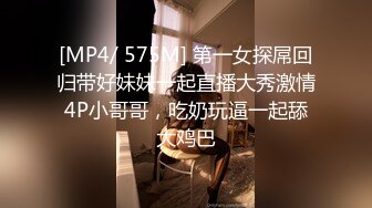 [MP4/ 575M] 第一女探屌回归带好妹妹一起直播大秀激情4P小哥哥，吃奶玩逼一起舔大鸡巴